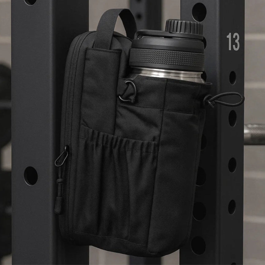mochila magnetica con botella para el gimnasio chimpa gym